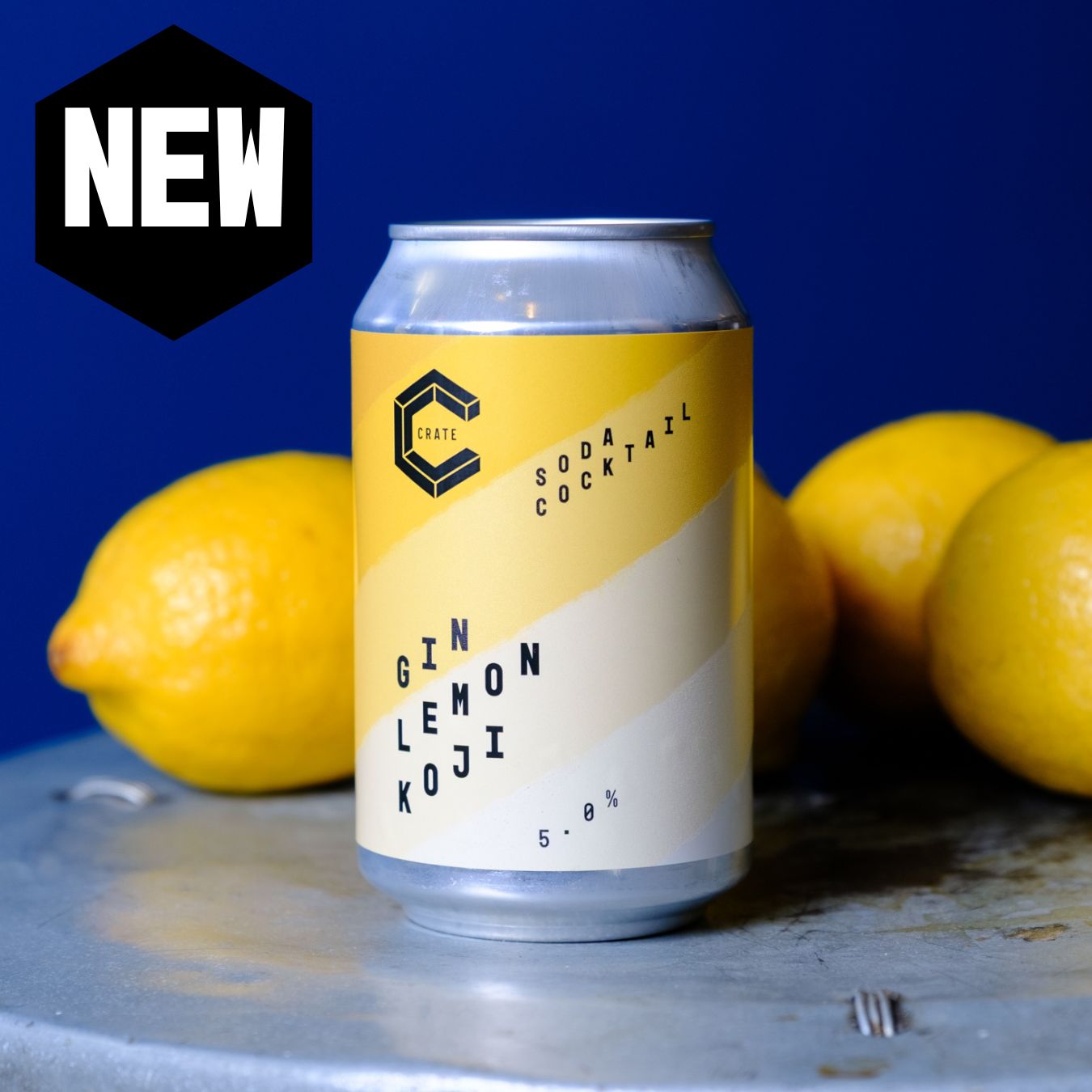 CRATE Soda Cocktail - Gin, lemon & Koji